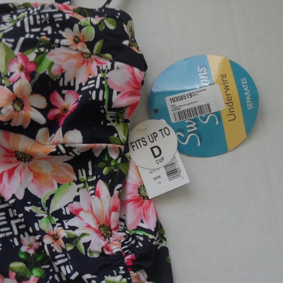Swim Solutions Juliet Floral Underwire Tankini - Picture 5 of 5